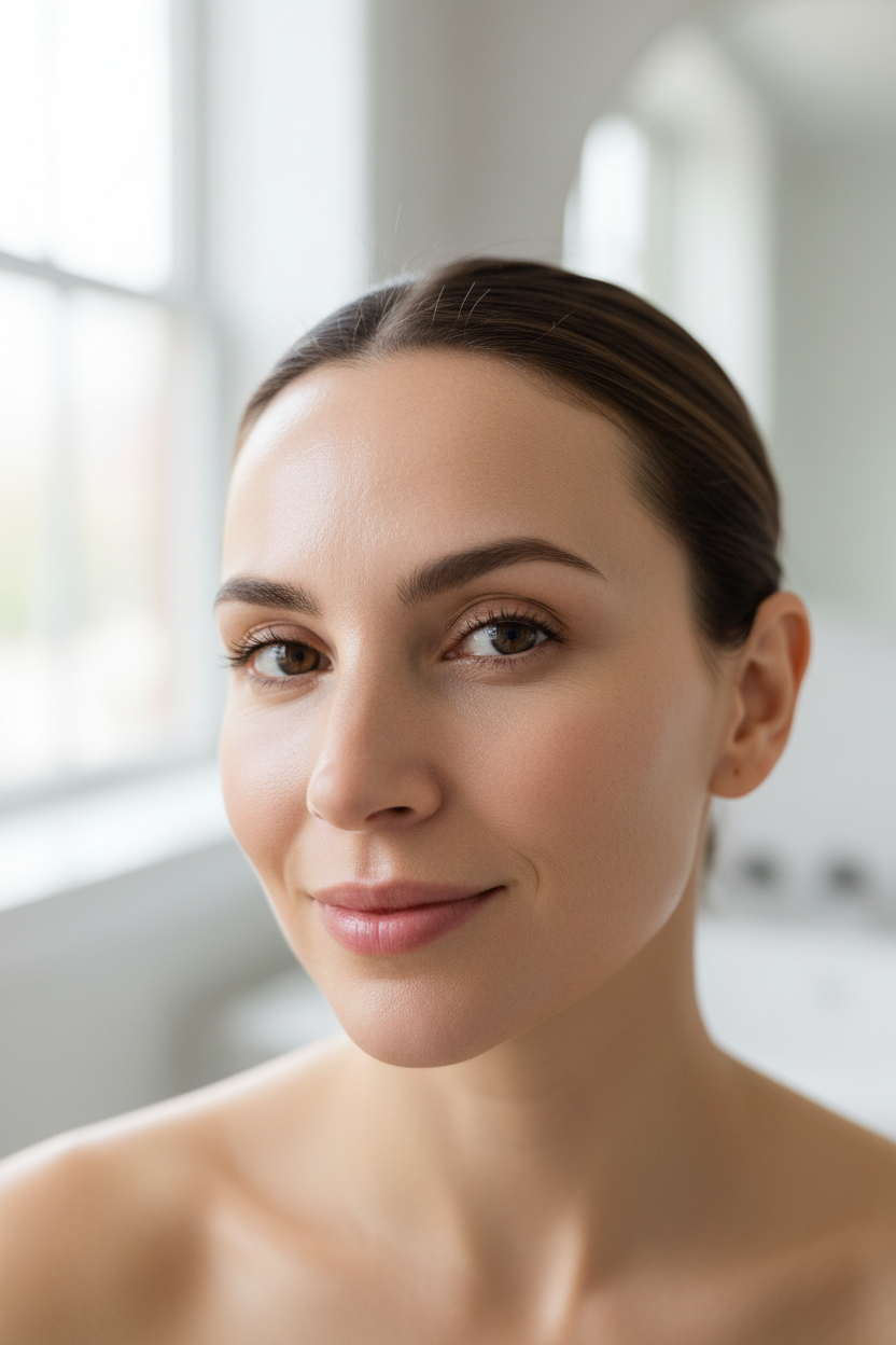 After using Confident Glow Facial Cleanser