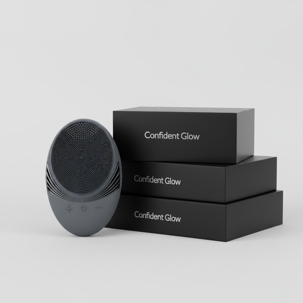 Professional product photo with branded packaging