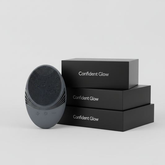 Professional product photo with branded packaging